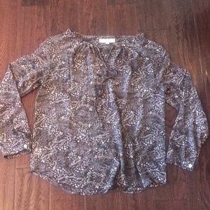Loft sheer blouse